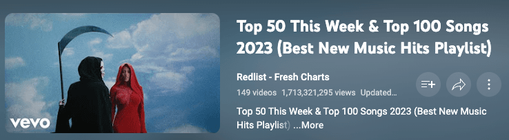 Top 10 Most Viewed Playlists On YouTube Music 2023